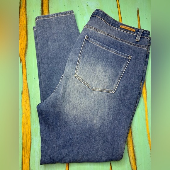 Soft Surroundings Blue Straight Denim Jeans - Picture 1 of 8